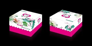 港式蛋糕盒平面图图片