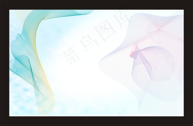 蓝色网格背景cdr矢量模版下载