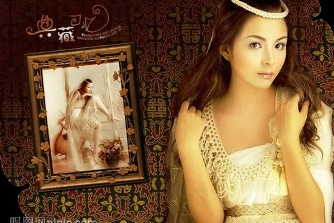 欧式风格婚纱摄影模板psd素材图片