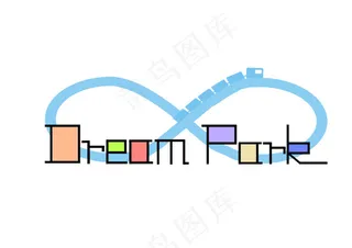 梦幻乐园游乐园标志logo设计