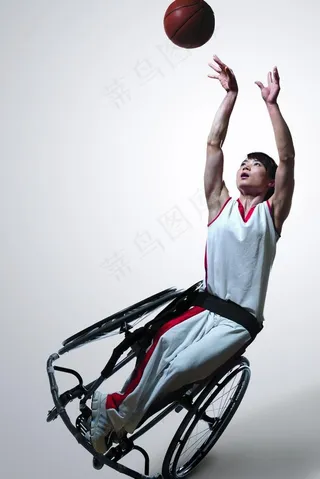 残疾人篮球运动图图片