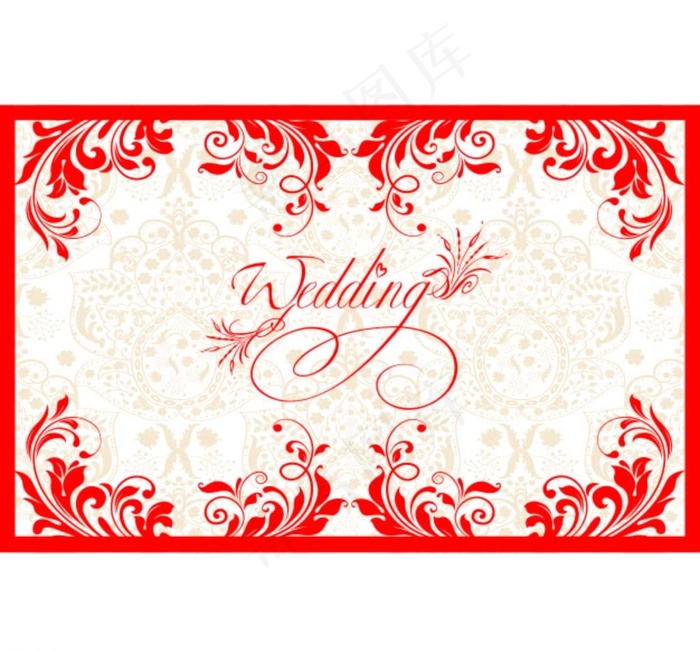 欧式 花纹 婚礼 wedding图...