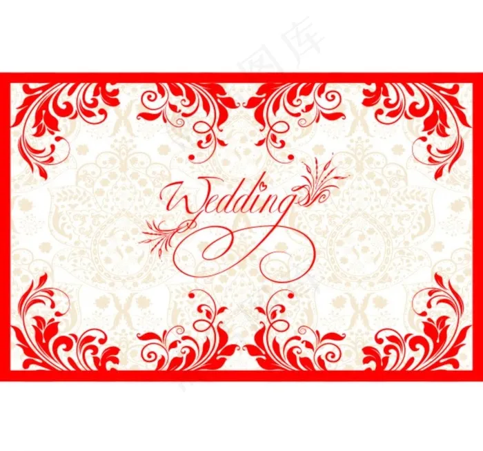 欧式 花纹 婚礼 wedding图...