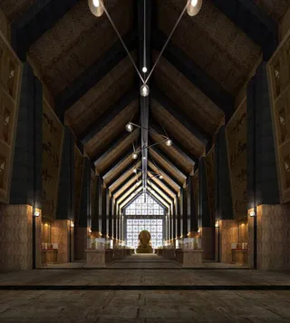 展览厅，展览，商业空间，古典，铜