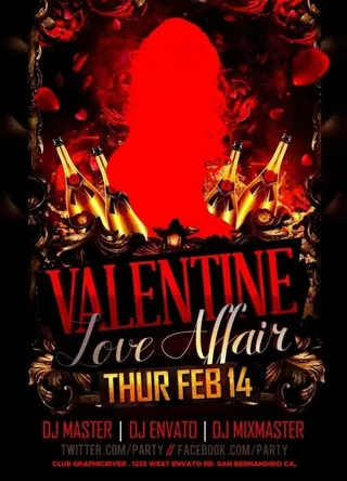 酒吧海报 情人节 嘻哈朋克图片