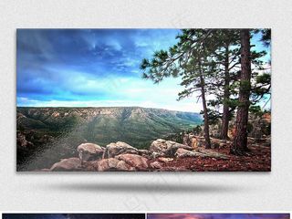 唯美星空晚霞意境移轴延时摄影2K