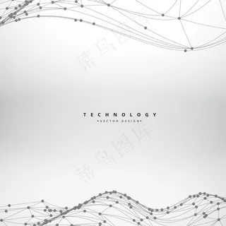 网状流动波科技背景