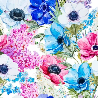 矢量图 数码印花 植物 花朵图片