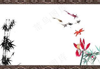 古典宣传展板框架图片