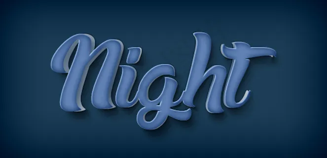 十种立体文字效果PSD模板