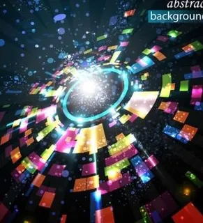 眩光技术背景矢量4米 眩光技术背景矢量4米