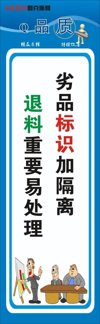 生产标语50cdr矢量模版下载