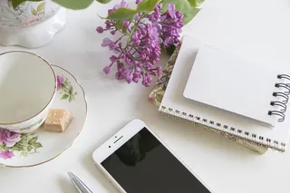 简约小清新文艺风插花静物摆拍背景