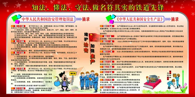 宣传法制展板cdr矢量模版下载