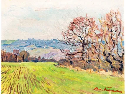 春天油画图片 春天油画图片