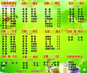 奶茶背景图片