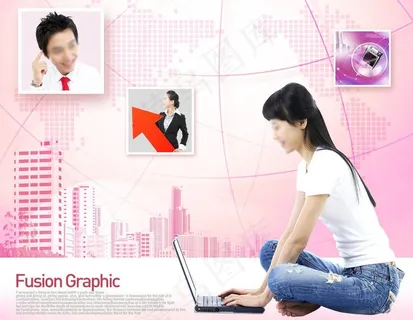 粉色商务图片 粉色商务图片