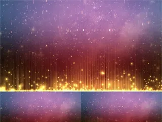 大气金色颁奖晚会梦幻舞台粒子