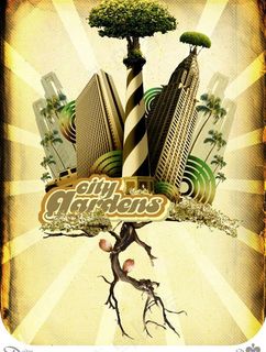 城市潮流风景PSD素材