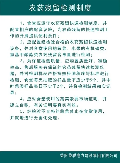 农药残留检测制度cdr矢量模版下载