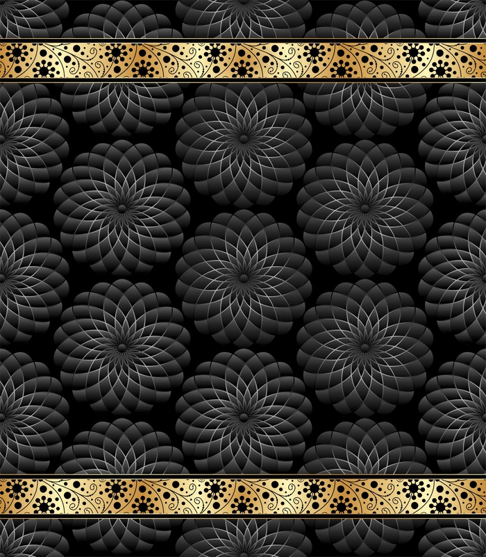 金色欧式花纹边框矢量素材集合eps,ai矢量模版下载