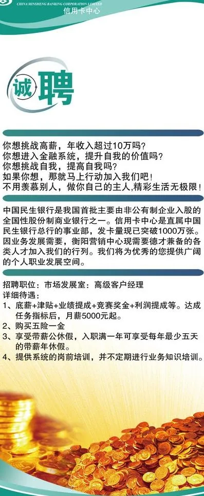 银行金融招聘图片psd模版下载