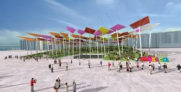 2010上海世博会墨西哥展馆设计图...