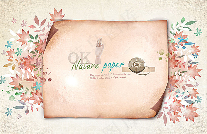 PSD花纹背景素材