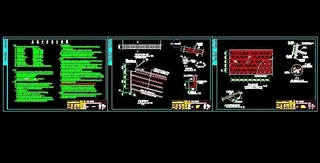电业局办公区档土墙支护工程设计图