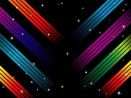 彩色直线星光背景素材