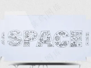 高清实拍手绘字母绘画视频CC0