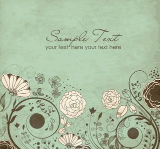 欧式花纹花朵 玫瑰图片