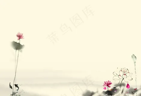 荷花背景封面 荷花背景封面
