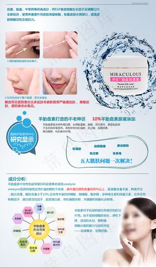 淘宝手机端宝贝详情页化妆品详情页模...