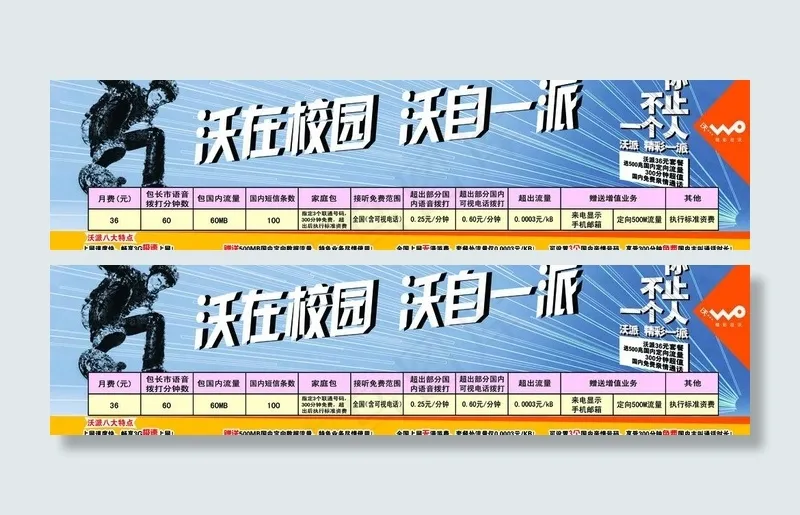 沃派 你不止一个人 套餐图片(4724X1417(DPI:20))psd模版下载