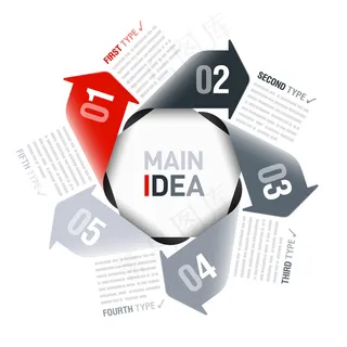 信息丰富多彩的图形矢量素材03图