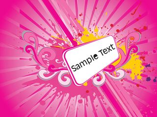 抽象艺术与粉红色的垃圾背景