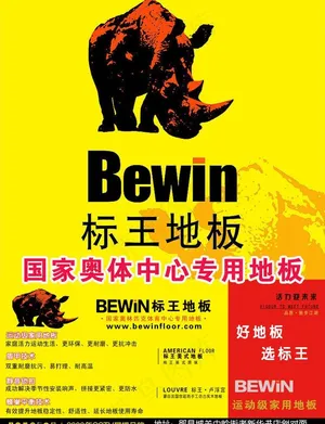 标王地板宣传单图片