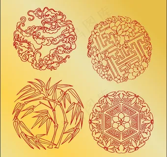 竹子 端午 传统底纹图片 竹子 端午 传统底纹图片