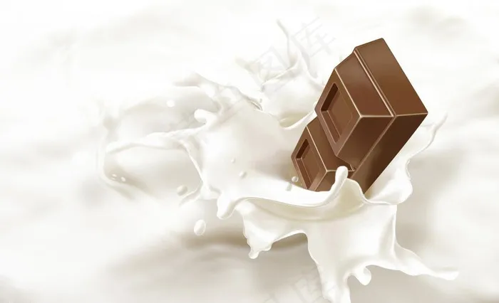 牛奶巧克力图片
