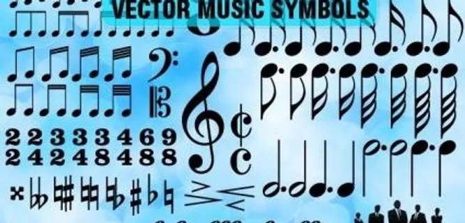 向量的音乐符号