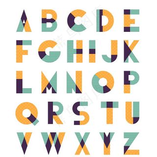 英文字体T恤图案设计