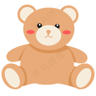 矢量图蓝色的小熊矢量图蓝色的小熊