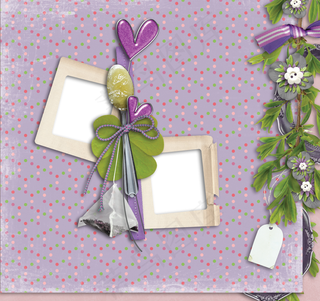 花朵花藤相框图片