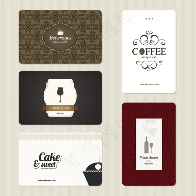 炫酷光效黑色名片矢量素材eps,ai矢量模版下载