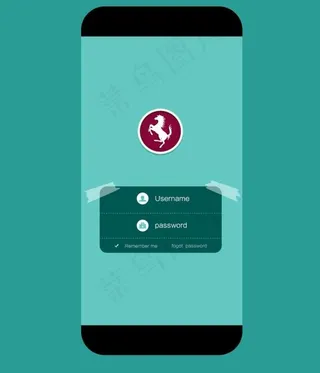 精致登录界面PSD素材