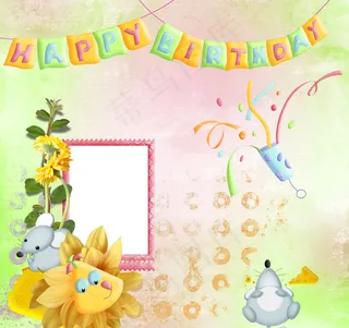 生日相框图片