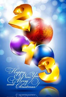 2013新年快乐背景矢量