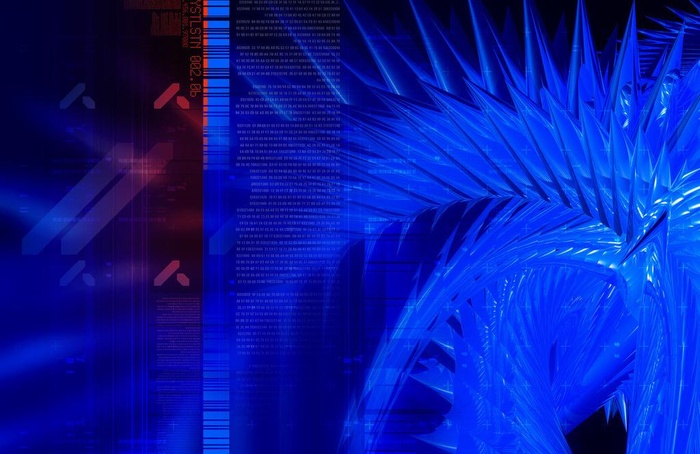 深蓝科技背景图片