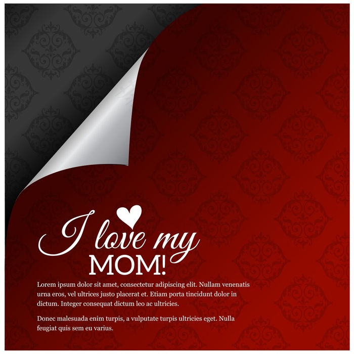 可爱的母亲节背景